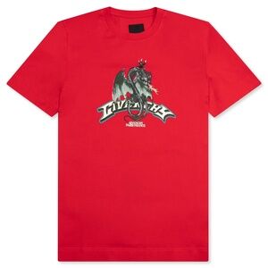 size 5XL Givenchy Red T-Shirt Dragon Slim Fit